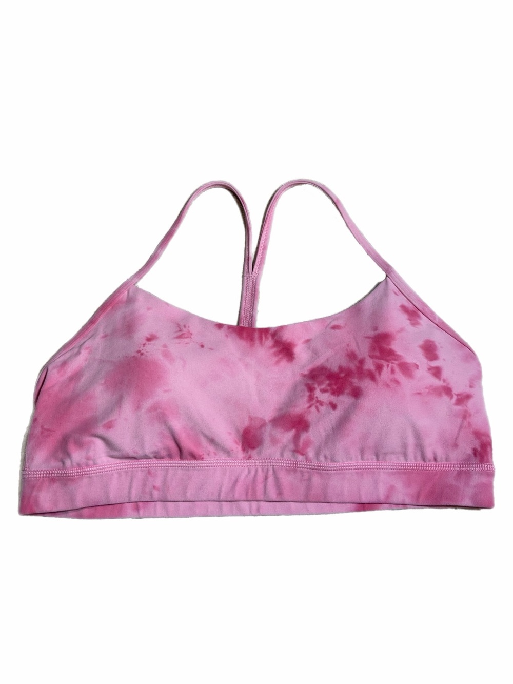 NWOT Lululemon Flow Y Bra *Nulu (Smoothie Wash Strawberry Multi) Size 12